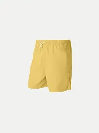 Rad prix Boys Yellow Solid Casual Shorts-thumb1