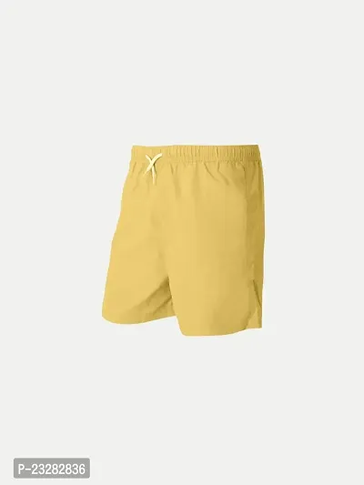 Rad prix Boys Yellow Solid Casual Shorts-thumb2