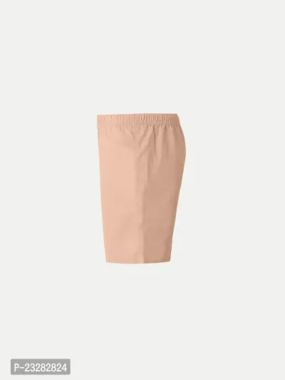 Rad prix Boys Peach Solid Casual Shorts-thumb3