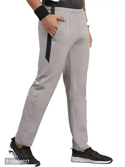 Rad prix Men Light Grey Polyester Regular Fit Comfortable wear Joggers-thumb0