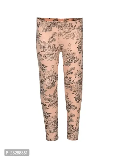 Rad prix Teen Girls Beige Floral -Printed Pants-thumb0