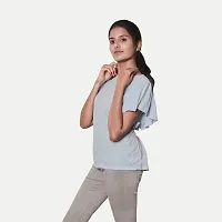 Rad prix Women Solid Casual Top - Light Blue Colour-thumb2