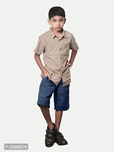 Rad prix Boys Navy -Blue Cargo Shorts-thumb3