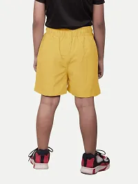 Rad prix Boys Yellow Solid Casual Shorts-thumb4