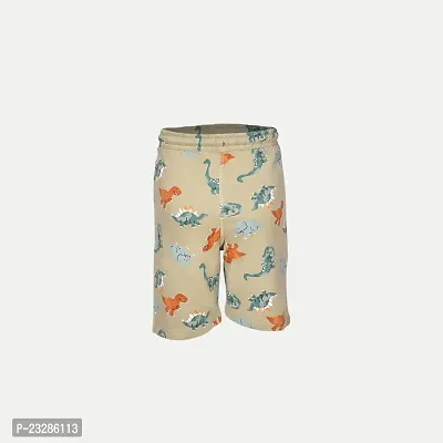 Rad prix Beige Casual Animal Printed Shorts-thumb4