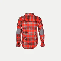 Rad prix Boys Red Multi-Checked Shirt-thumb3