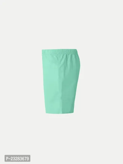 Rad prix Boys Turquoise Solid Casual Shorts-thumb3