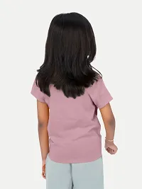 Classic Solid Tshirt for Kids Girl-thumb3