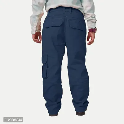 Rad prix Teen Boys Navy Cargo Pants-thumb4