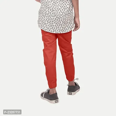 Rad prix Teen Boys Orange Woven Joggers-thumb4