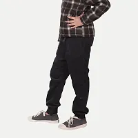 Rad prix Teen Boys Black Basic Jogger-Pants-thumb1