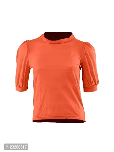 Rad prix Teen Girls Orange Melange Top