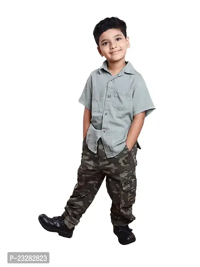 Teen Boys Casual Woven Pants Khaki