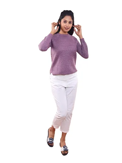 Rad prix Women Lilac Lurex Pullover