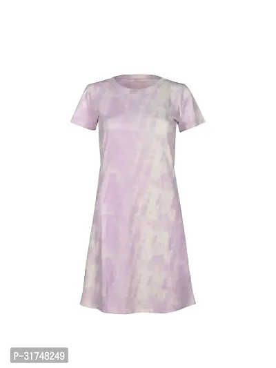 Women violet All Over Printed Twenie Dress-thumb0