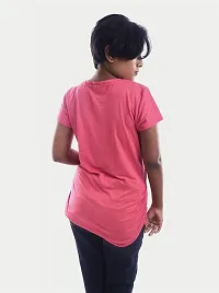 Rad prix Women Pink Half Sleeve T-Shirt-thumb4