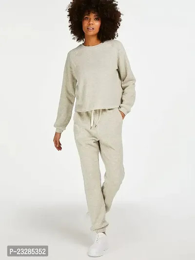 Rad prix Women Solid Grey Lurex Pullover-thumb2