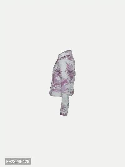 Rad prix Girls Tie-dye Purple Trucker Jacket-thumb3