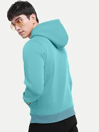 Rad prix Men Solid Mint Hoodie with Pockets-thumb4