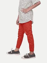 Rad prix Teen Boys Woven Jogger Pant- Orange Colour-thumb1