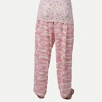 Rad prix Women Pink Printed Loungewear Pants-thumb3