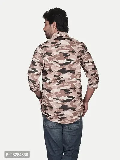 Rad prix Men All-Over Military Red Camouflage Shirt-thumb4