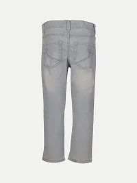 Rad prix Girls Light Blue Heavy Washed Denim Pant-thumb3