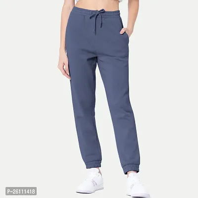 Womens Dark grey  Solid Joggers