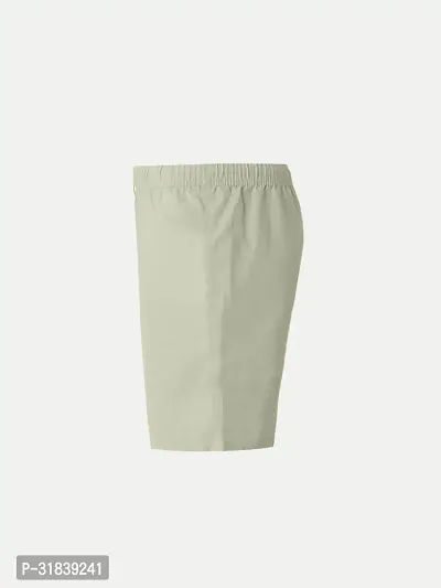 Boys Light Green Solid Casual Shorts-thumb3