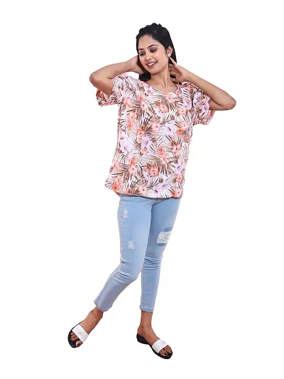 Rad prix Womens Floral linen blouse