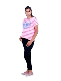 Rad prix Women Stripe Printed Tees-thumb2