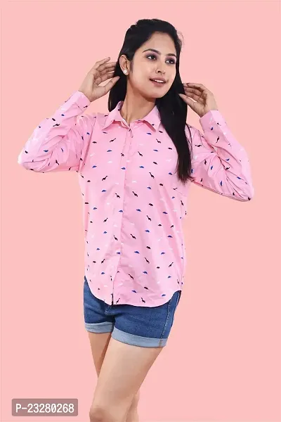 Rad Prix Womens Casual Printed Shirt-thumb4