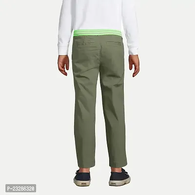 Rad prix Olive Contrast Waistband Pants-thumb4