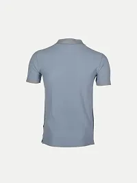 Stylish Grey Cotton T-Shirt For Men-thumb3