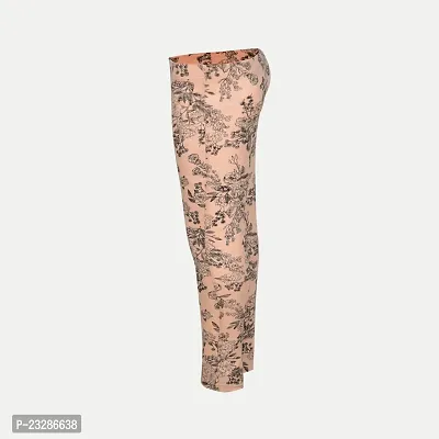 Rad prix Beige Floral -Printed Pants-thumb3