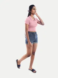 Rad prix Women Pink Cropped T Shirts-thumb2