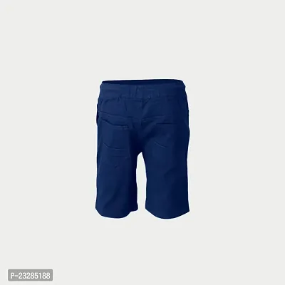 Rad prix Boys Dark Blue Solid Shorts-thumb4