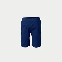 Elegant Blue Cotton Solid Shorts For Boys-thumb3