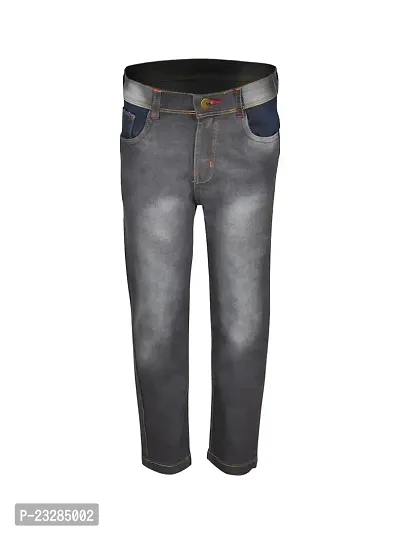 Rad prix Boys Black Washed Denim Pant