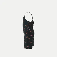 Rad prix Girls Printed Black Sleeveless Playsuit-thumb2