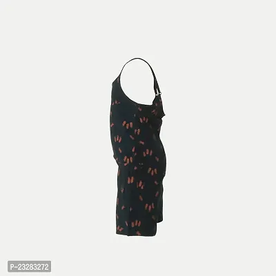 Rad prix Girls Printed Black Sleeveless Playsuit-thumb3