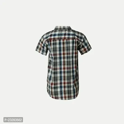 Rad prix Boys Black Multi-Checked Shirt-thumb4