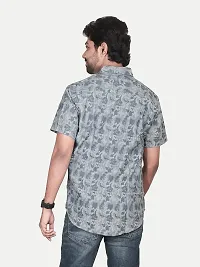 Rad prix Men All-Over Grey Camouflage Casual Shirt-thumb3
