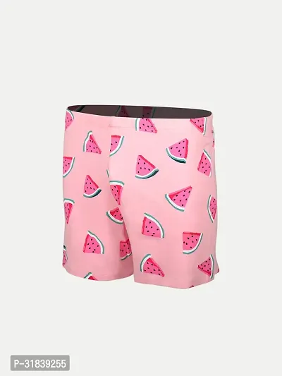 Teen Boys Pink Printed Shorts-thumb2