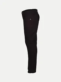 Rad prix Boys Solid Black Woven Trouser-thumb1