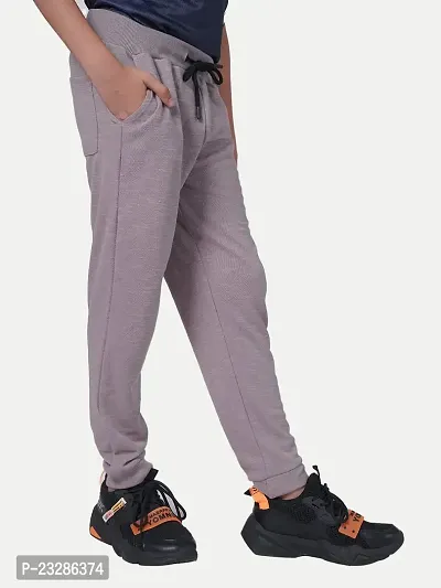 Rad prix Teen Boys Comfy Light Grey Cotton Joggers-thumb2