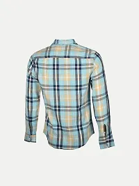 Rad prix Mens Mint Checked Full Sleeve Shirt-thumb3