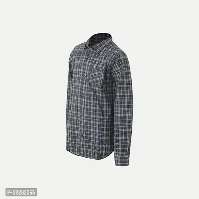 Rad prix Boys Black Checked Shirt-thumb2