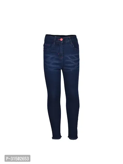 Stylish Denim Jeans for Kids Girl-thumb0