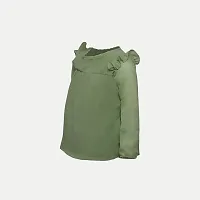 Rad prix Girls Pista Green Solid Blouse-thumb2